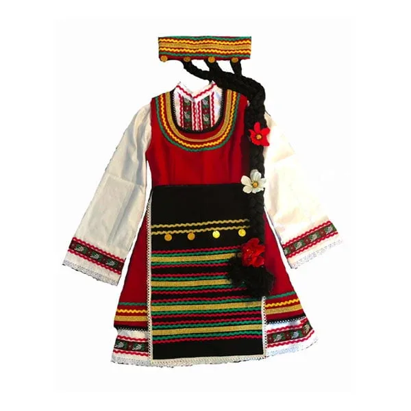 Costum popular Model 2, copii, pentru fete, 16 ani