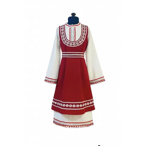 Costum Popular Model 13, copii, pentru fete, vârstă 7 ani