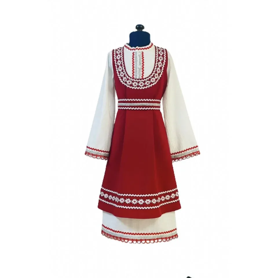 Costum Popular Model 13, copii, pentru fete, vârstă 7 ani