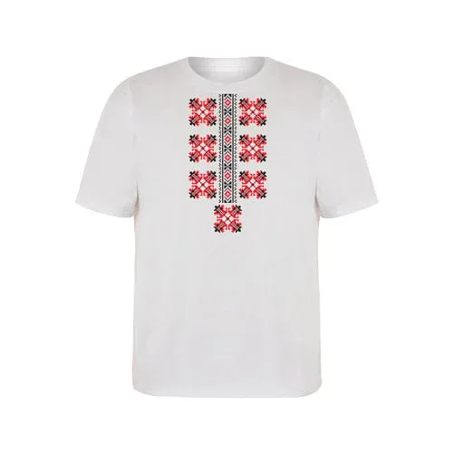Tricou cu motive folclorice, mânecă scurtă, copii, model 2, 14 ani