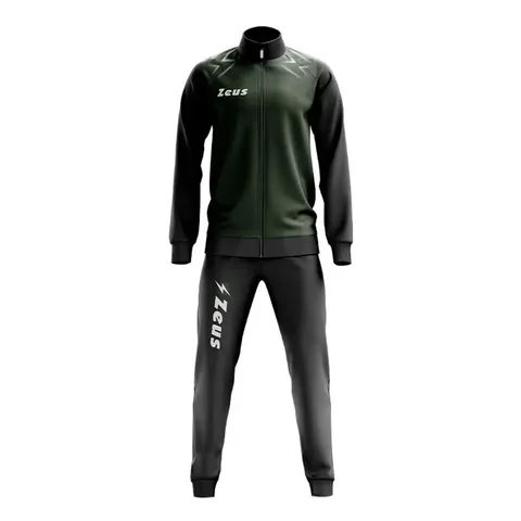Trening Zeus Tuta Easy, negru/verde închis, mărimea M