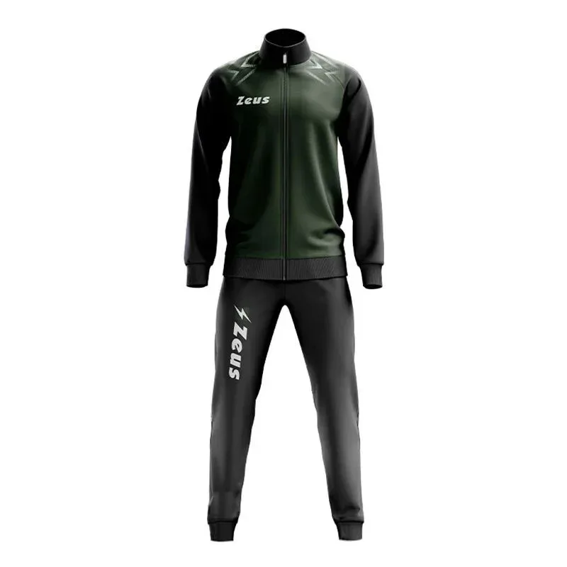 Trening Zeus Tuta Easy, negru/verde închis, mărimea M