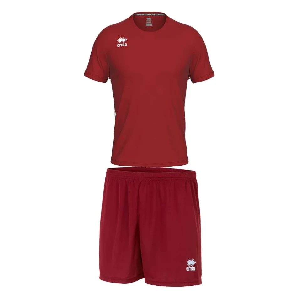 Echipament de fotbal Errea Marvin, unisex, mărimea L, bordo