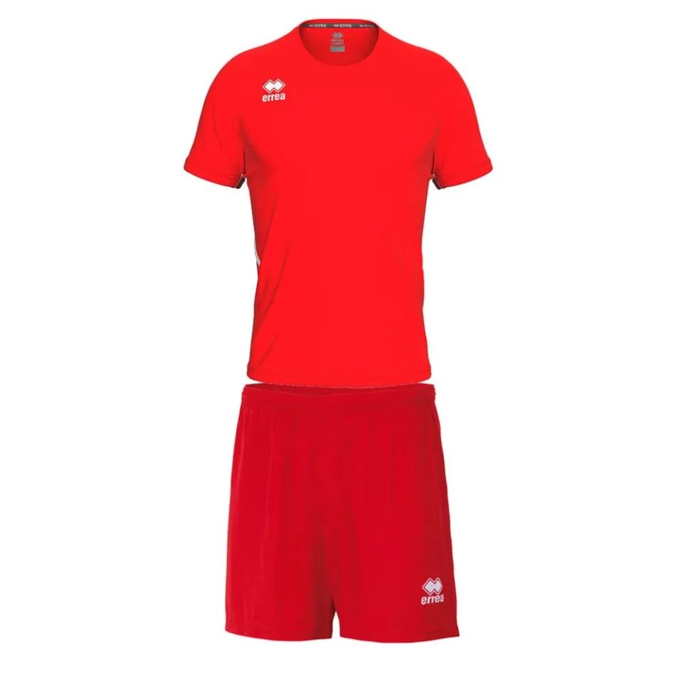Echipament de fotbal Errea Marvin, unisex, mărimea XL, roșu