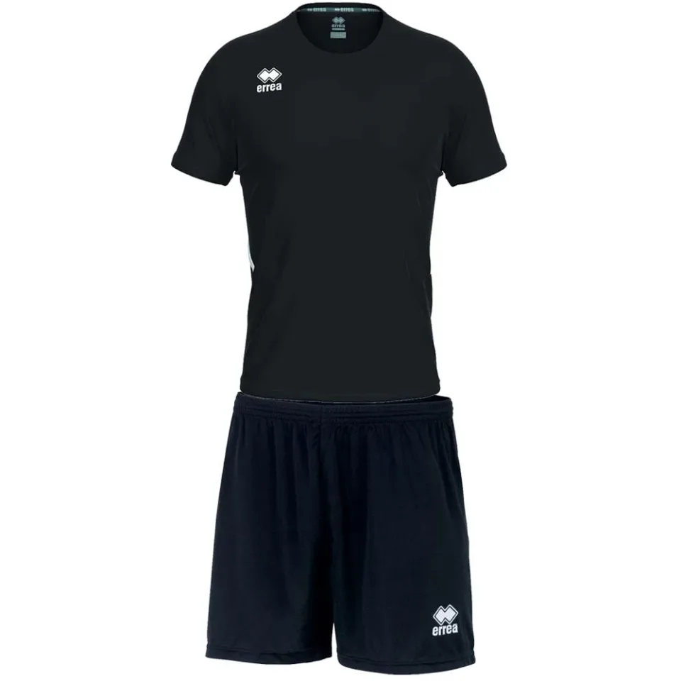 Echipament de fotbal Errea Marvin, unisex, mărimea M, negru