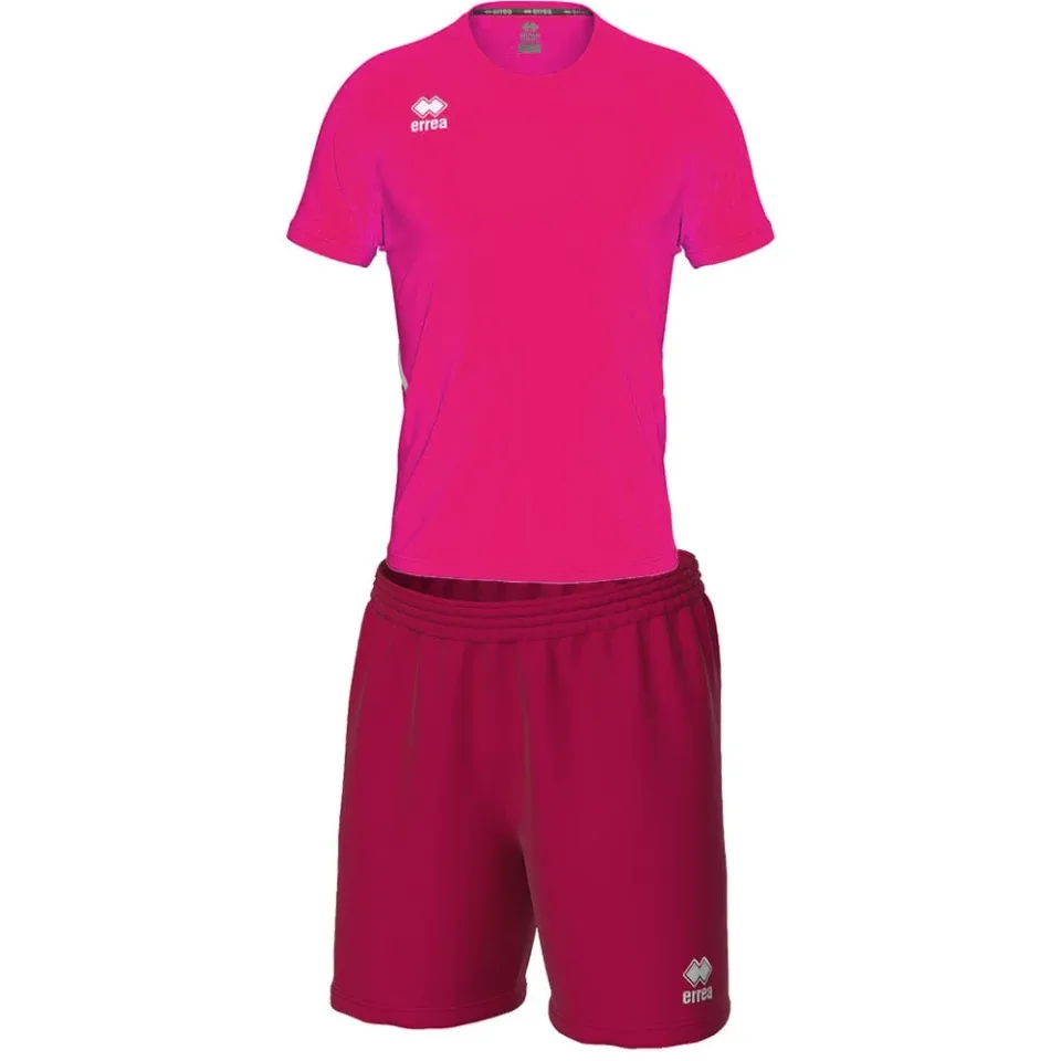 Echipament fotbal Errea Marvin, unisex, mărimea 2XL, fucsia