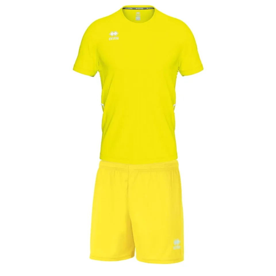 Echipament fotbal Errea Marvin, unisex, mărimea XL, galben neon