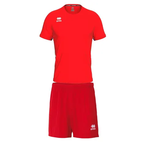 Echipament de fotbal Errea Marvin, copii, mărimea XS, 146–156 cm, roșu