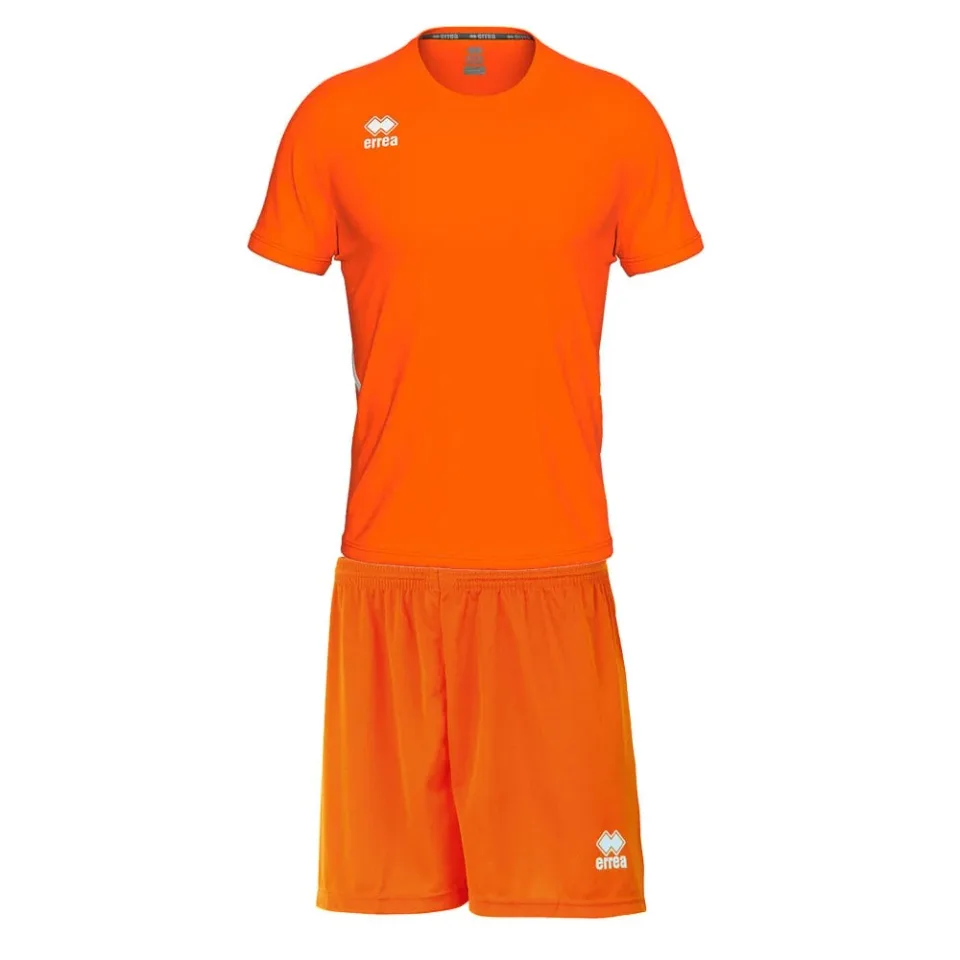 Echipament de fotbal Errea Marvin, copii, mărimea XS, 146–156 cm, portocaliu