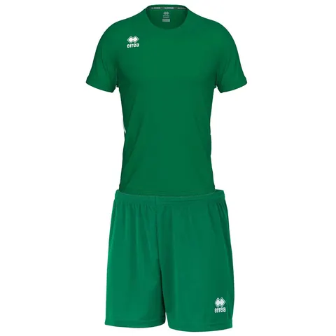 Echipament de fotbal Errea Marvin, copii, mărimea XS, 146–156 cm, verde