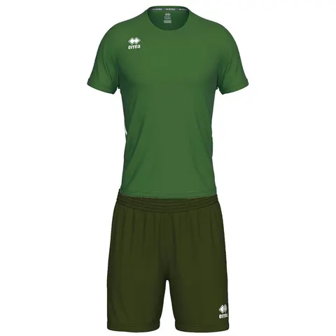 Echipament de fotbal Errea Marvin, copii, mărimea 2YXS, 110–120 cm, verde închis