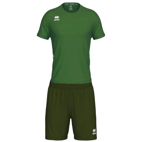 Echipament de fotbal Errea Marvin, copii, mărimea XXS, 134–144 cm, verde închis