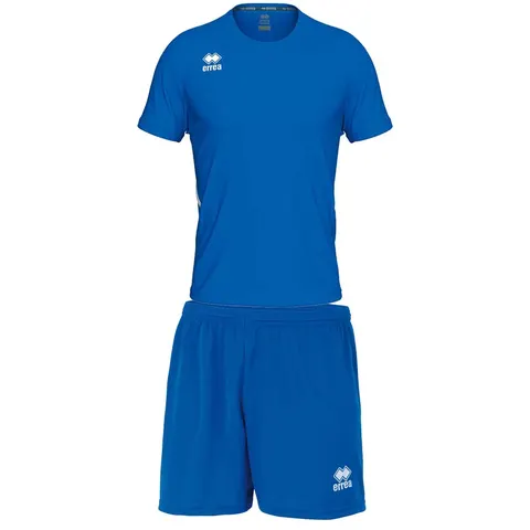 Echipament fotbal Errea Marvin, copii, mărime XXS, 134–144 cm, albastru
