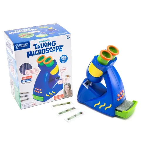 Learning Resources Microscop Geosafari, vorbitor, pentru copii