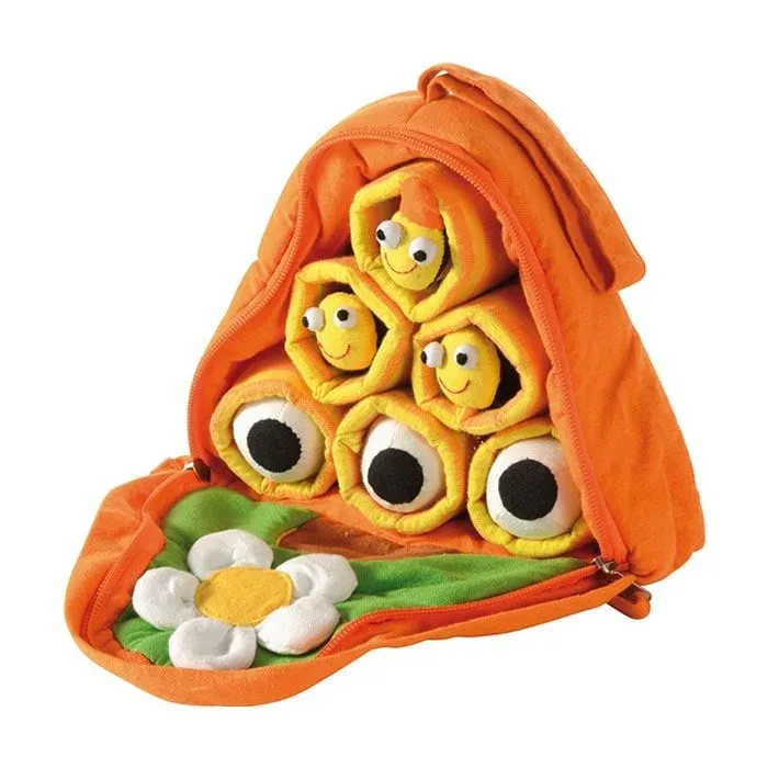 Set de joacă moale Eduplay Cuib de albine cu albine, textil
