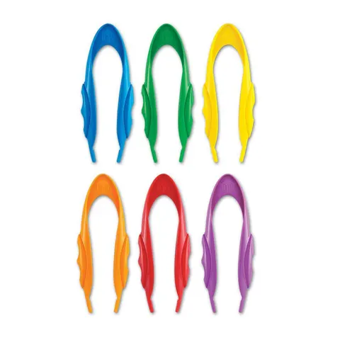 Pensete Learning Resources, colorate, 15 cm, 12 buc.