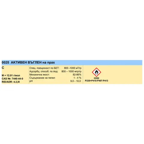 Pulbere de cărbune activ, 300 g
