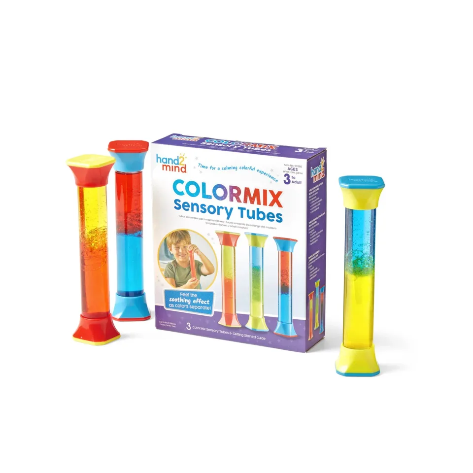 Learning Resources Set de tuburi senzoriale colorate, 3 buc.