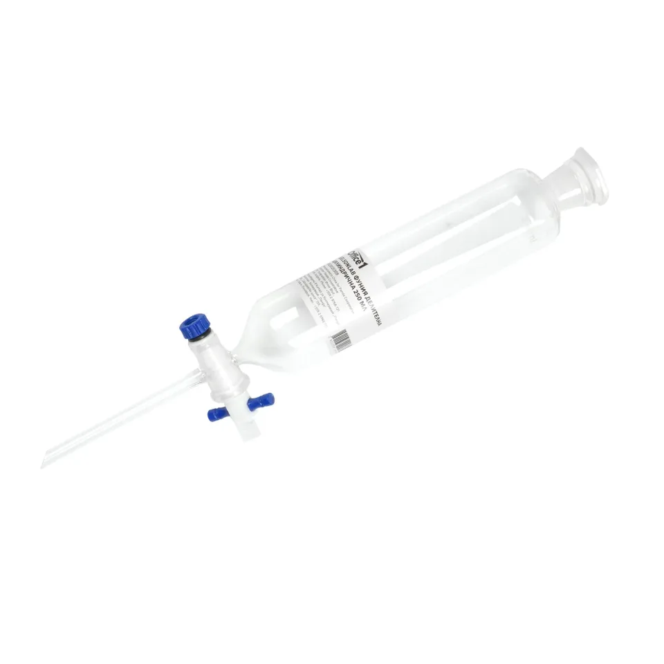 Pâlnie separatoare Gelsonlab, cilindrică, 250 ml