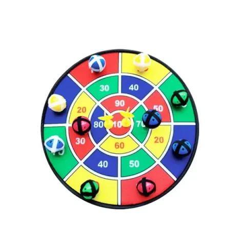 Țintă pentru darts, moale, cu trei bile, diametru 36 cm
