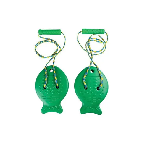 Nowa Szkola Călcâie cu formă de pește, 21 x 15.5 x 8 cm, verde