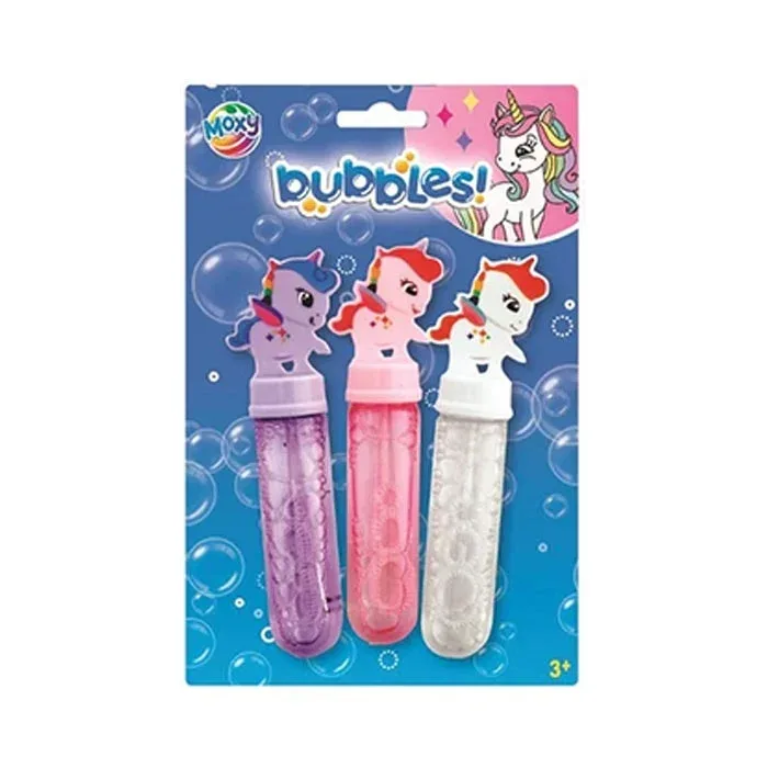Moxy Bubble spadă Unicorn, mini, 3 × 35 ml
