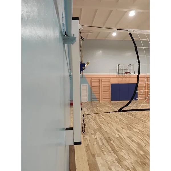Suport de perete pentru plasă de volei, set de 2