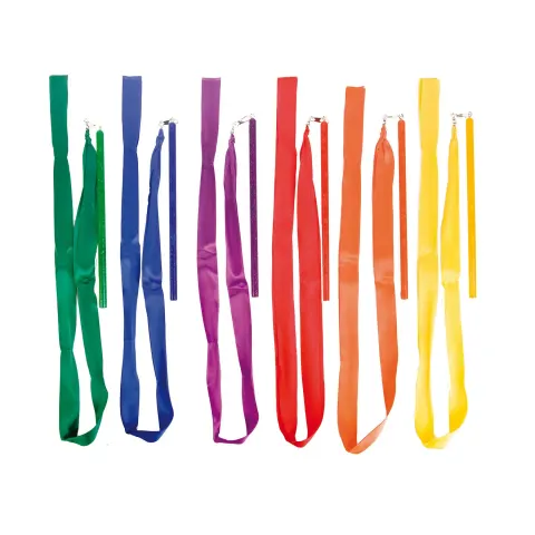 Ribbon Nowa Szkola pentru Gimnastică Ritmică, 4 m, 6 buc.