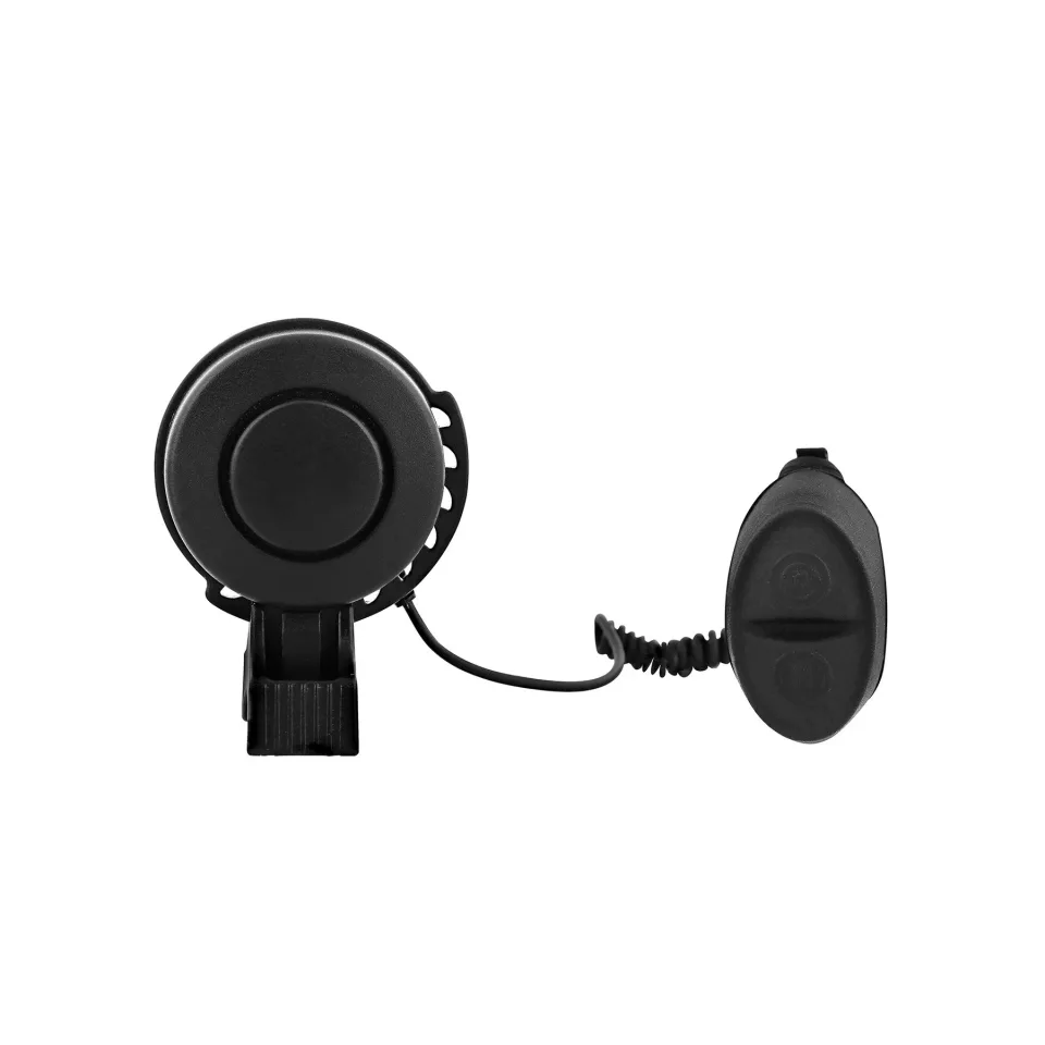 Sonerie electronică TNB pentru bicicletă, 22–31.8 mm, negru