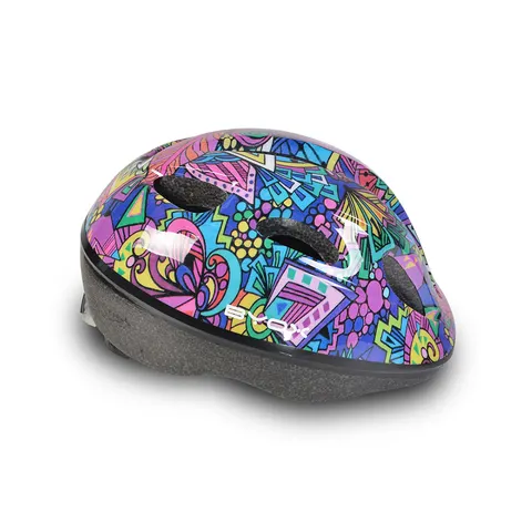 Casca de bicicletă Byox, multicolor, mărimea S, 48-54 cm