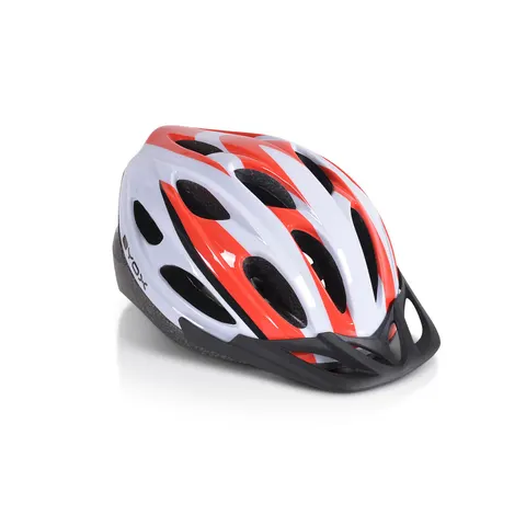 Casca de bicicletă Byox, roșu-alb, mărimea M, 54-58 cm