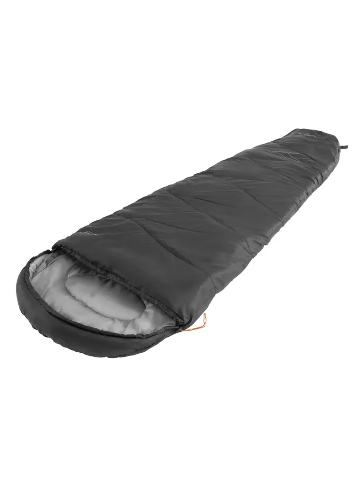 Sac de dormit Easy Camp Starling tip mumie, 210 x 75 x 50 cm, negru
