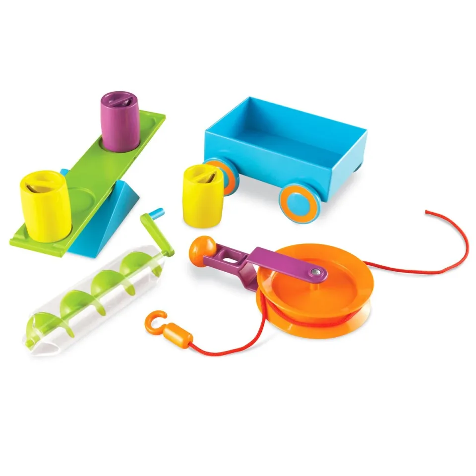 Set de fizică Learning Resources Stem – Mecanica, 19 piese