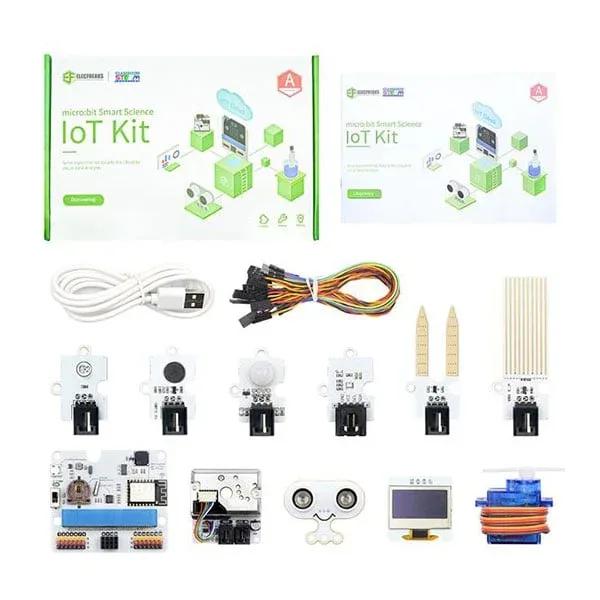 Kit Elecfreaks Smart IoT EF08203, pentru Micro:Bit, 4 senzori