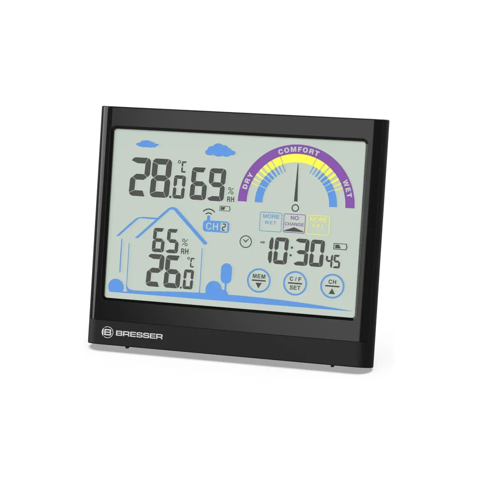 Stație meteo Bresser, cu indicator de ventilație