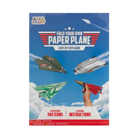 Bloc de pliat avioane din hârtie Moxy Paper, 24 foi