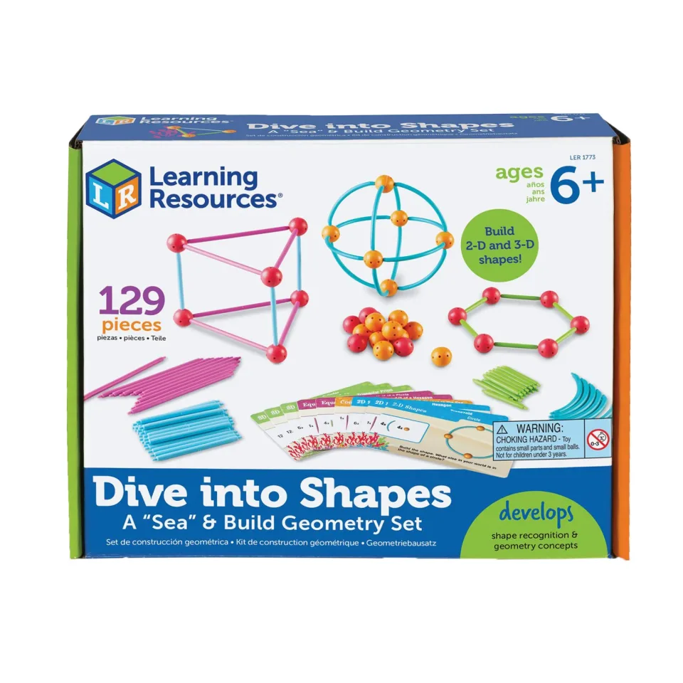 Set de construcție forme geometrice Learning Resources