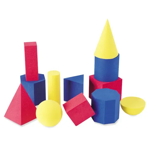Learning Resources Forme geometrice din spumă, 12 buc.