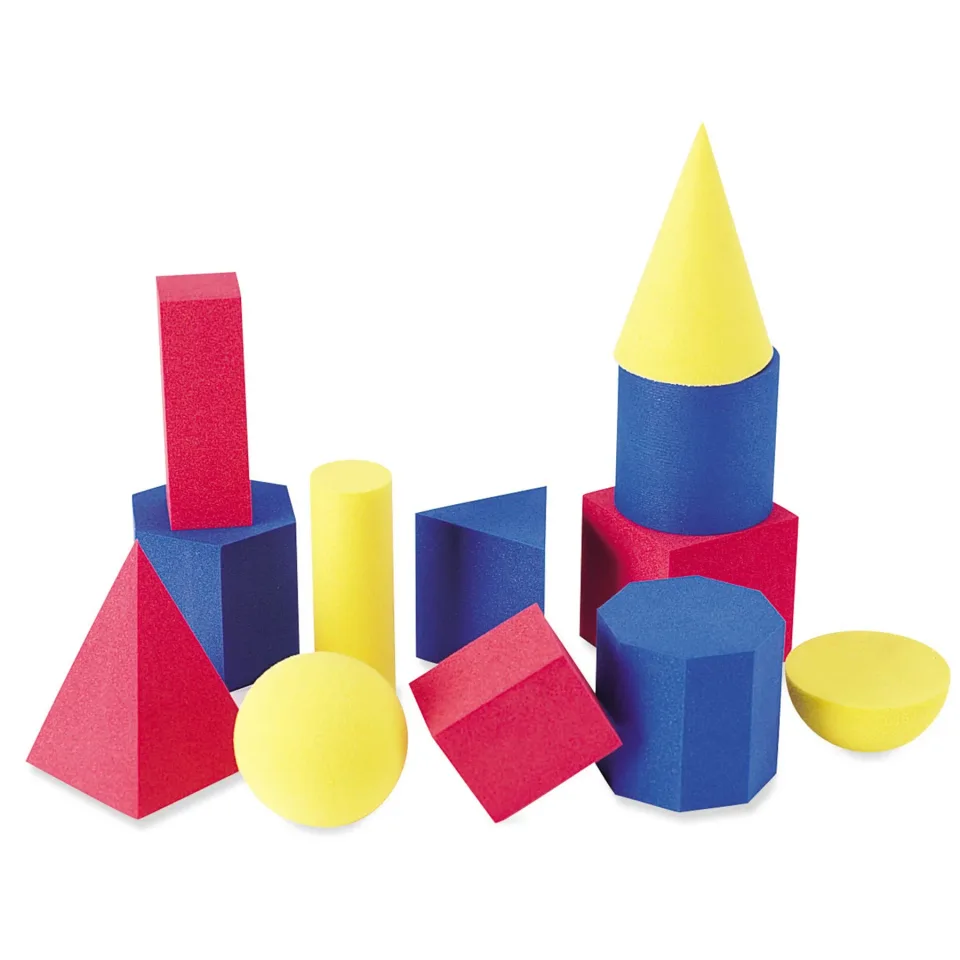 Learning Resources Forme geometrice din spumă, 12 buc.