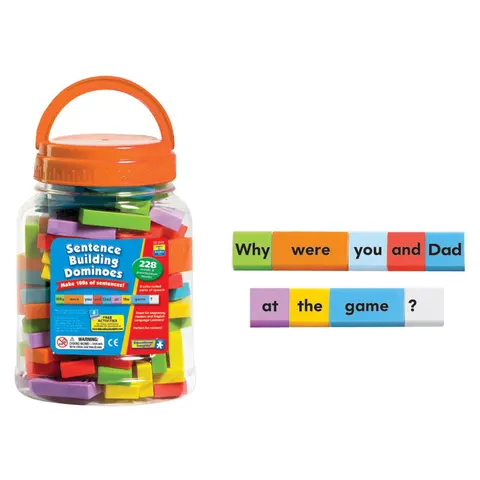 Learning Resources Domino pentru compunerea propozițiilor în limba engleză