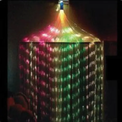 Perdea cu fibră optică Nowa Szkola Waterfall, cu 150 de fibre