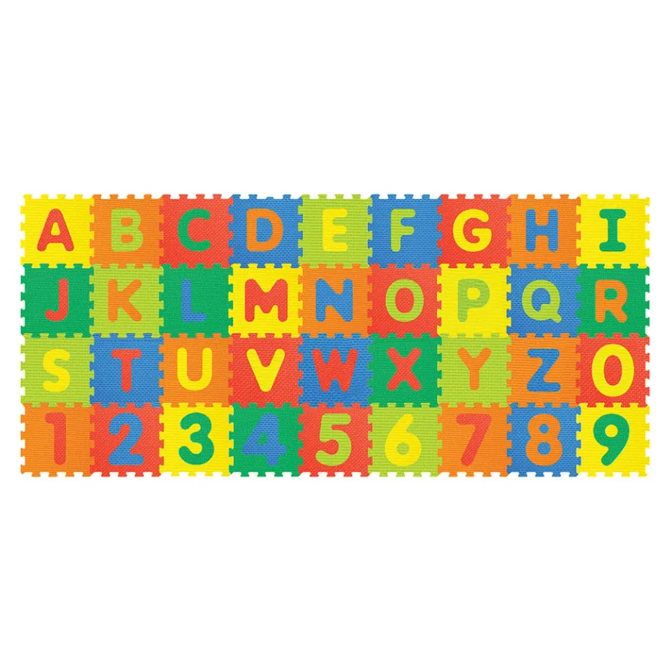 Nowa Szkola Puzzle podea moale, cifre și litere, 36 buc.
