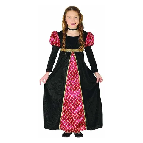 Costum de doamnă medievală, pentru copii 7-9 ani