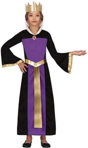 Costum Regină, mov, pentru copii 10-12 ani