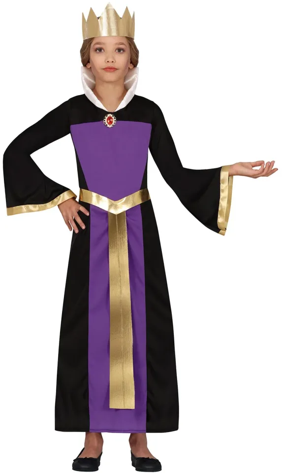 Costum Regină, mov, pentru copii 10-12 ani