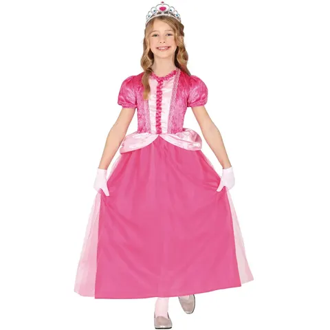 Costum de prințesă, pentru copii 10–12 ani, roz