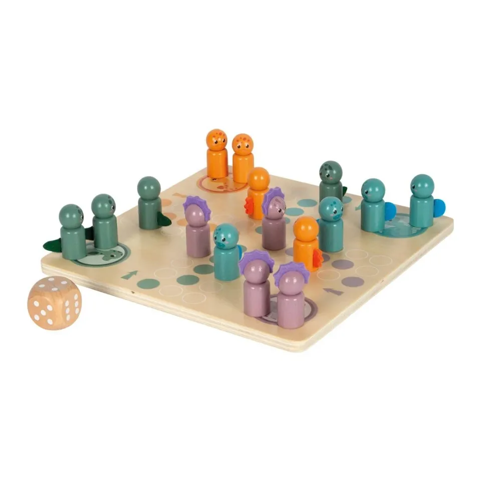 Small Foot Ludo – Dinozauri, din lemn