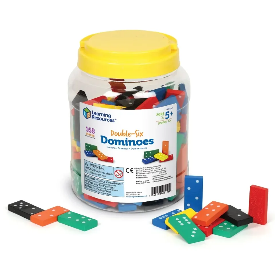 Learning Resources Domino, 6 seturi, 6 culori