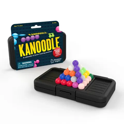 Joc de societate Learning Resources Kanoodle, cu puzzle-uri logice și 200 de provocări