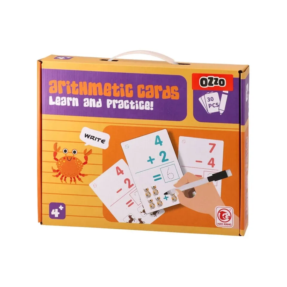 Cartonașe Educaționale Ozzo pentru Aritmetică, 30 buc.